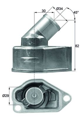 Thermostat, Kühlmittel