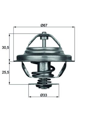 Thermostat, Kühlmittel