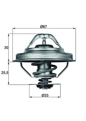 Thermostat, Kühlmittel