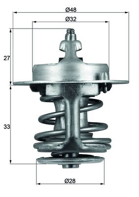 Thermostat, Kühlmittel