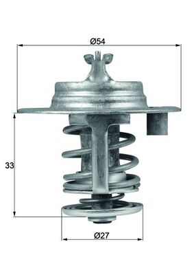Thermostat, Kühlmittel
