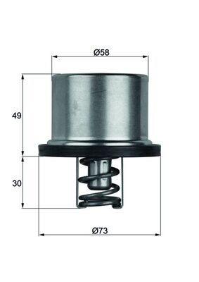 Thermostat, Kühlmittel