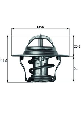 Thermostat, Kühlmittel