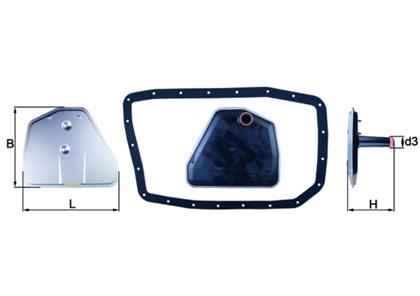 Hydraulikfilter, Automatikgetriebe BMW