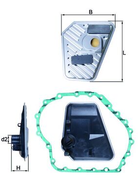 Hydraulikfilter, Automatikgetriebe Audi
