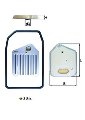 Hydraulikfilter, Automatikgetriebe BMW