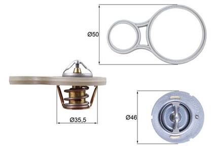 Thermostat, Kühlmittel