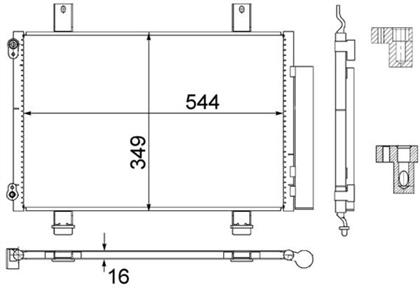 Kondensator, Klimaanlage