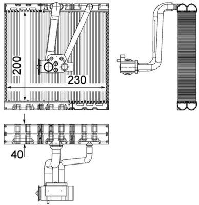 Verdampfer, Klimaanlage