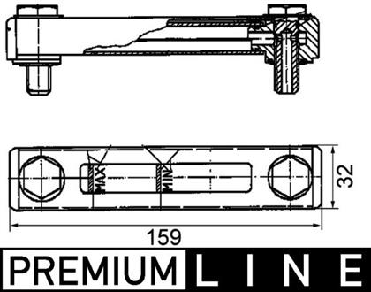 Niveauschalter, Kühlmittelmangelanzeige