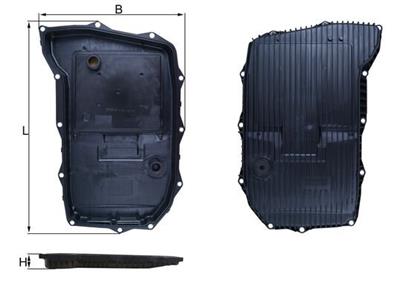 Ölwanne, Automatikgetriebe