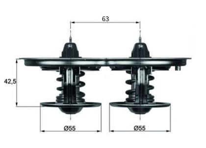 Thermostateinsatz SCANIA