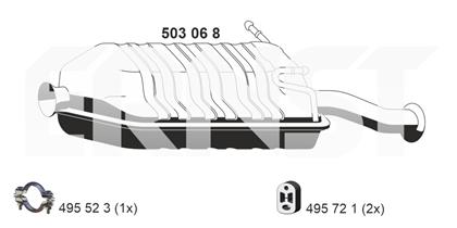 Endschalldämpfer Citroën