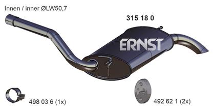 Endschalldämpfer Ford