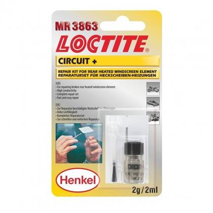 Loctite 3863, 2g; Rep-Set für Heckscheibenheizung