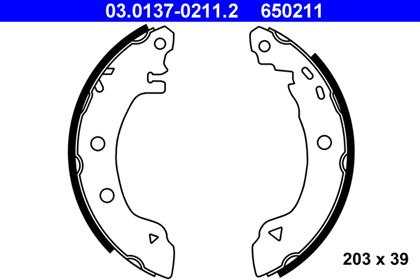 Bremsbackensatz Trommelbremse