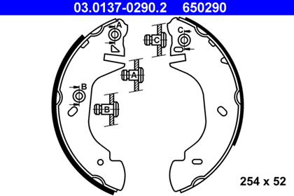 Trommelbremsbelag-Satz