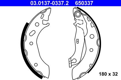 Bremsbackensatz Trommelbremse