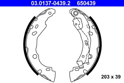 Bremsbackensatz Trommelbremse