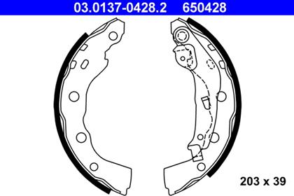 Bremsbackensatz Trommelbremse