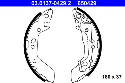 Bremsbackensatz Trommelbremse