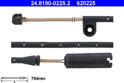 Warnkontakt, Bremsbelagverschleiß