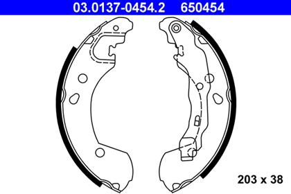 Bremsbackensatz Trommelbremse