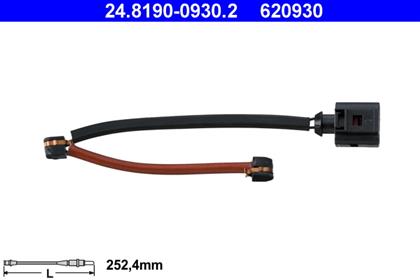 Warnkontakt, Bremsbelagverschleiß