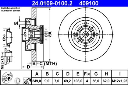 Bremsscheibe hinten