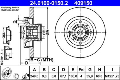 Bremsscheibe hinten