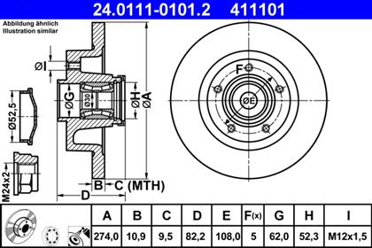 Bremsscheibe hinten Renault