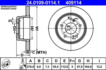 Bremsscheibe hinten