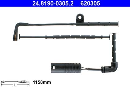 Warnkontakt, Bremsbelagverschleiß