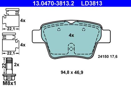 Bremsbelagsatz Ceramic hinten