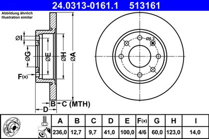 Bremsscheibe PowerDisc vorne Opel