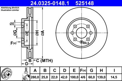 Bremsscheibe belüftet PowerDisc vorne