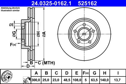 Bremsscheibe belüftet PowerDisc vorne