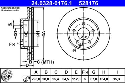 Bremsscheibe belüftet PowerDisc vorne