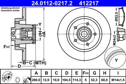 Bremsscheibe hinten
