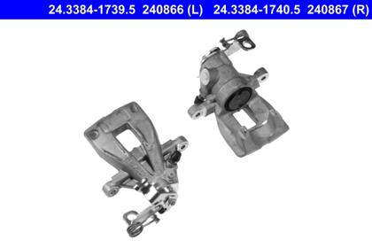 Bremssattel hinten rechts