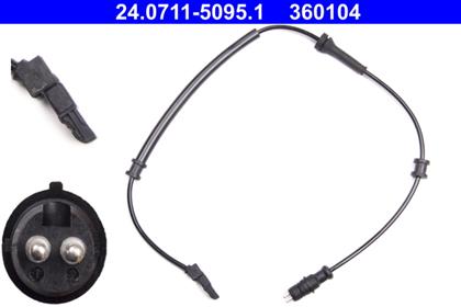 Raddrehzahlsensor hinten Renault