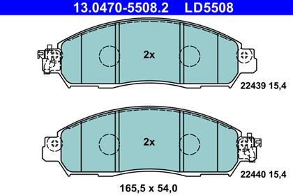 Bremsbelagsatz Ceramic vorne Nissan