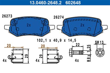 Hart Brakes BHCF.62006.04 Bremsbeläge-Set Vorne – Keramik-Beläge & Gebohrte Rotoren