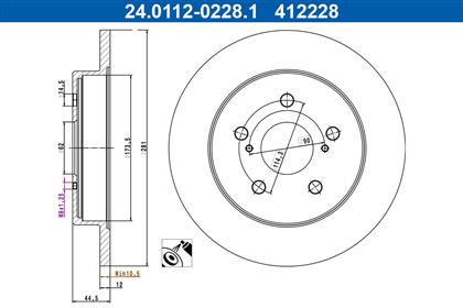 Bremsscheibe hinten