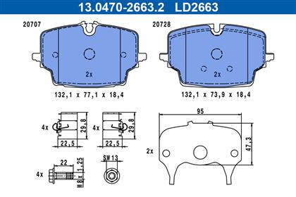 Bremsbelagsatz Ceramic vorne