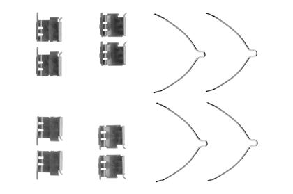 Zubehörsatz, Bremsbelag Toyota