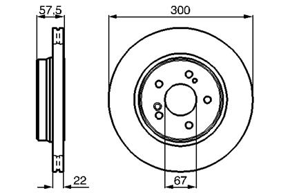 Bremsscheibe belüftet hinten Mercedes