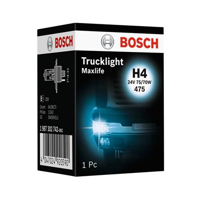 H4-Lampe Trucklight Maxlife 24V 75/70W