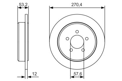 Bremsscheibe hinten