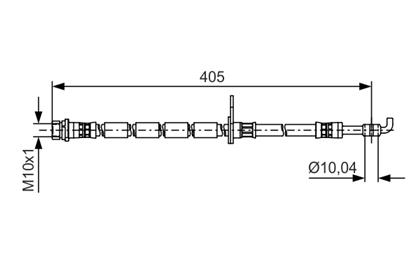 Bremsschlauch vorne rechts Ford